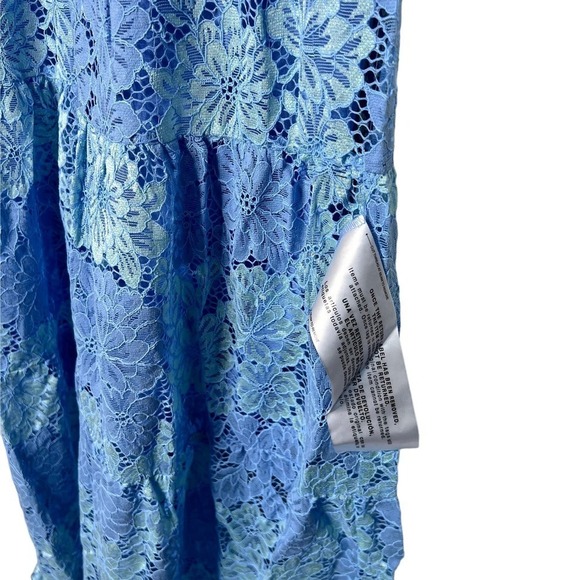 New Women’s Dress the Population Melina Two Tone Lace Dress Size M - Picture 4 of 8